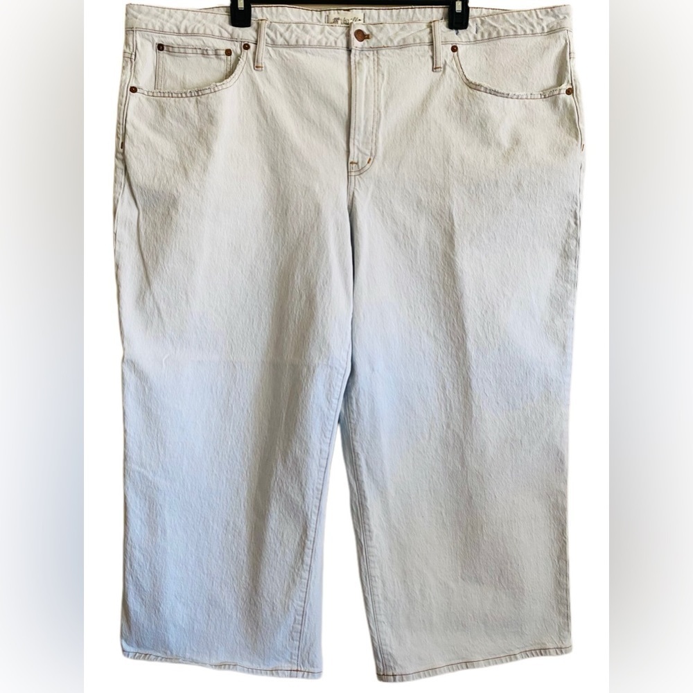 MADEWELL Edmunds Wash The Perfect Vintage Wide Leg Jeans Plus Size 26W Plus NWT - Picture 3 of 9